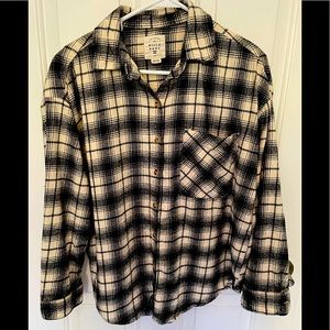Billabong Men’s Flannel Long Sleeve Shirt Sz. L
